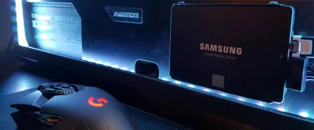 An SSD setup for managing a large gaming library